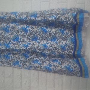 Ruffle Floral Bohemian Asymmetrical Skirt